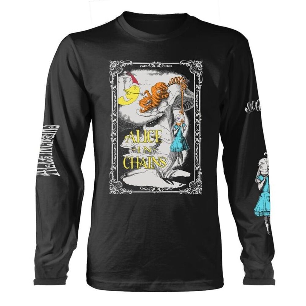 Alice In Chains Unisex Adult Wonderland Long-Sleeved T-Shirt / Black